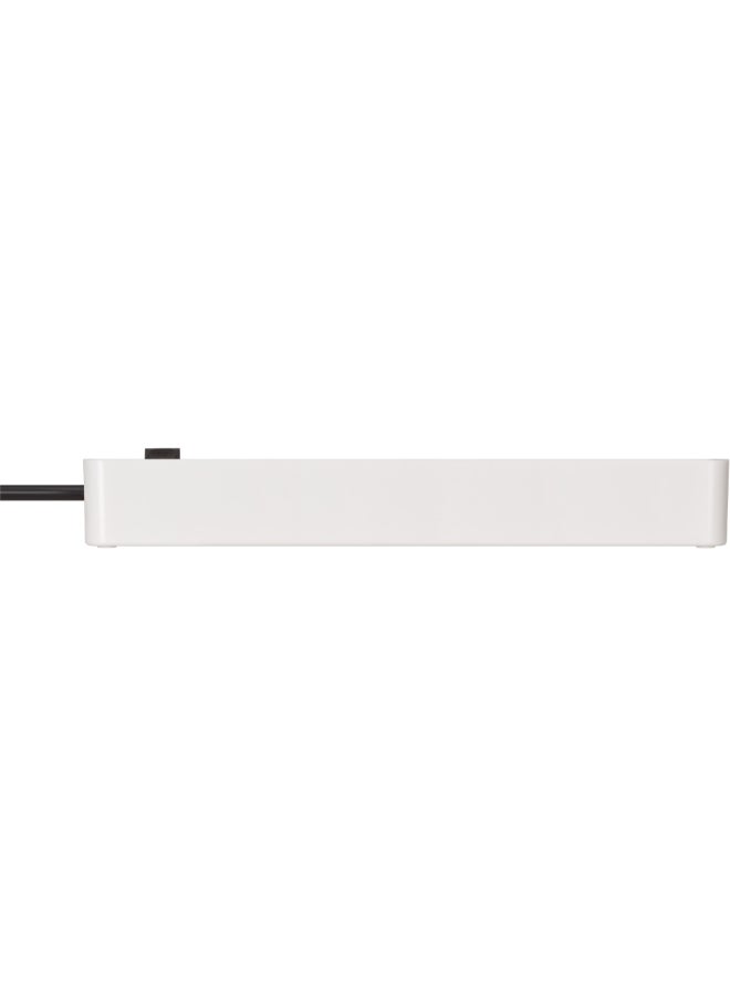Brennenstuhl Ecolor 4-Way 2-USB Power Strip with Safety Fuse Button White and Black 3 m 1153243126 - Image 3