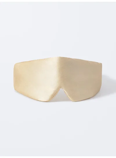 Beauty Pillow قناع نوم حريري 100% بلون البيج– راحة فاخرة لنوم هادئ