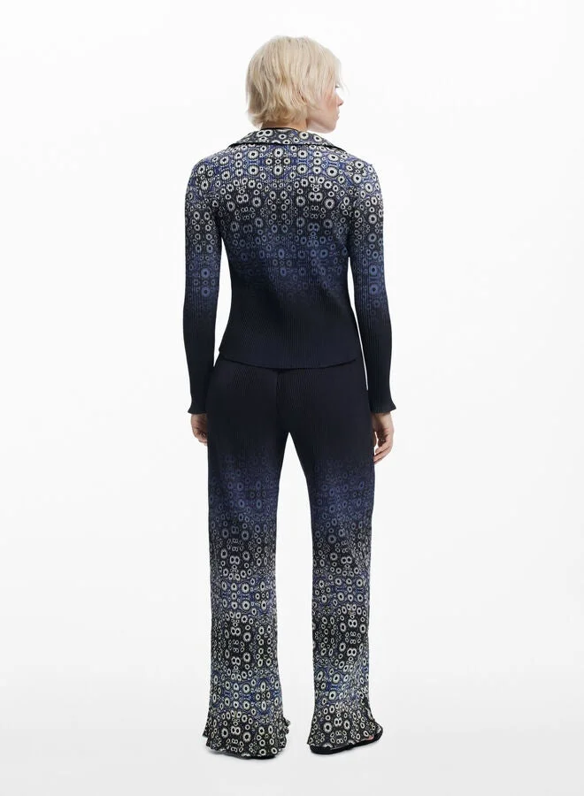 Desigual Blue Shirt Designed By Mr. Christian Lacroix for Women | Best Price UAE