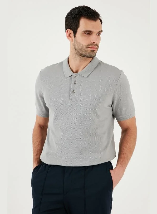 Buratti Buratti Cotton Regular Fit Button-Down Polo Collar 5-Pack T-Shirt Men's T-SHIRT 5902127S5