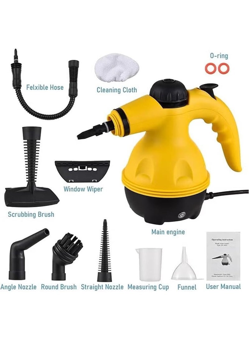 High Pressure Steam Cleaner, Portable Handheld Steam Cleaner for Home Kitchen,1200W Multifunctional High Temperature Pressure Steam Cleaning Machine with 9 Pcs Accessories for Kitchen, Car, Window (A) - Image 5