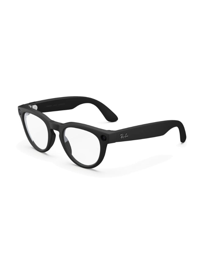 Meta RAY-BAN Headliner (Gen 2) Matte Black Frame Clear Lens Standard High bridge Matte Black Clear - Image 1