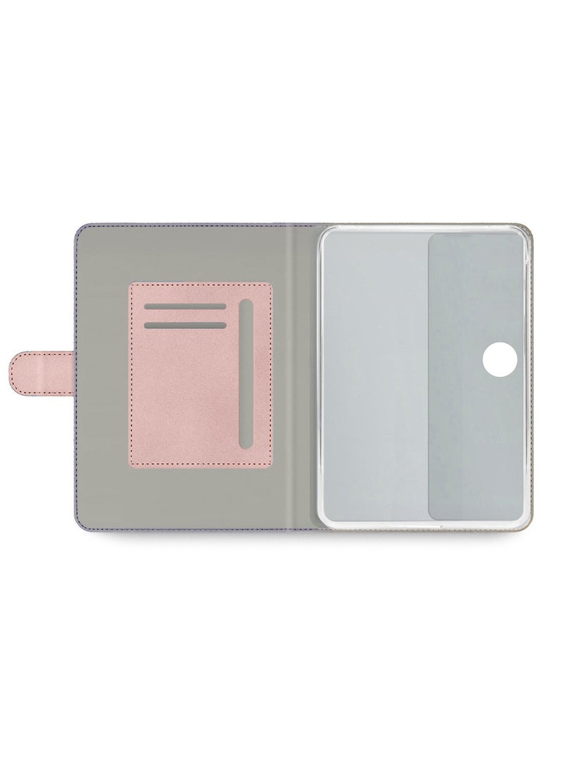 دبليو تيك هونر باد 9 12.1 بوصة 2023 ASN Love Series غطاء غطاء فليب جلد PU مغناطيسي للإغلاق - ذهبي وردي - Image 2