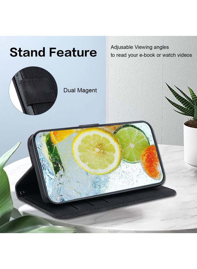 S-TOP Case For Samsung Galaxy S23 5G Double 8-shaped Embossed Leather Phone Case - Image 5