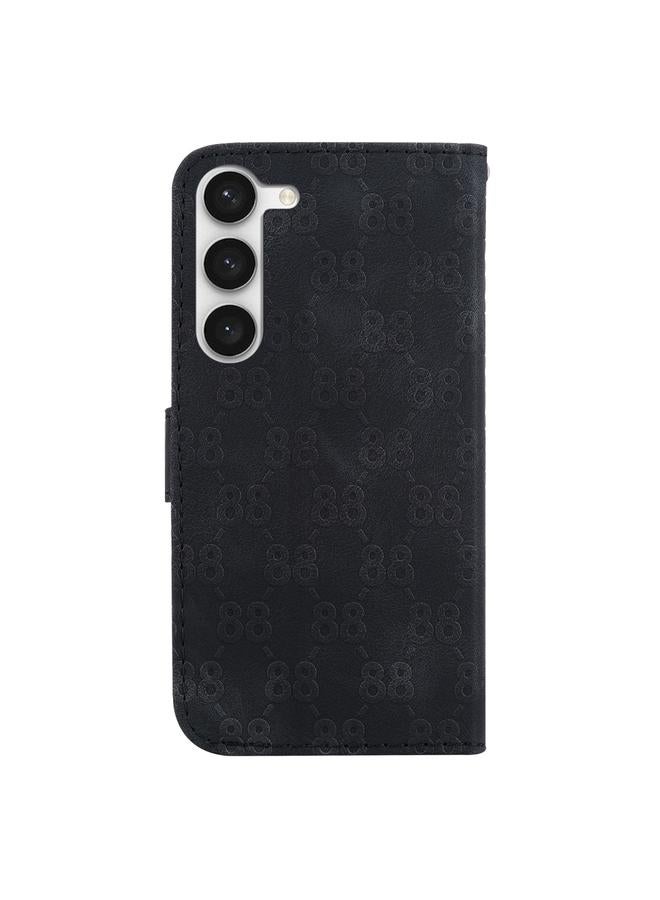 S-TOP Case For Samsung Galaxy S23 5G Double 8-shaped Embossed Leather Phone Case - Image 3