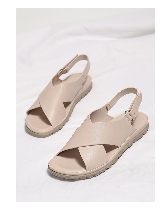 SIKETU Summer New Cross over Comfortable Flat Sandals for Women - Image 2