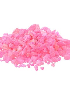 ماركة غير محددة نباتات البستنة الصغيرة المحفوظة بوعاء للنباتات، ديكور المنزل DIY، حصى حوض السمك، حشوات المزهرية، حديقة الجنيات، المناظر الطبيعية في الهواء الطلق الأحجار 1 حزمة (700 غرام) الديكور الخارجي - وردي  - Image 1