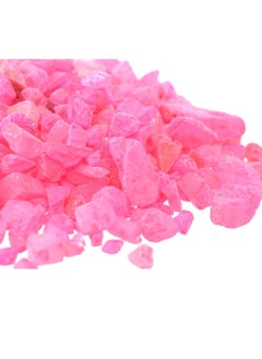ماركة غير محددة نباتات البستنة الصغيرة المحفوظة بوعاء للنباتات، ديكور المنزل DIY، حصى حوض السمك، حشوات المزهرية، حديقة الجنيات، المناظر الطبيعية في الهواء الطلق الأحجار 1 حزمة (700 غرام) الديكور الخارجي - وردي  - Image 2