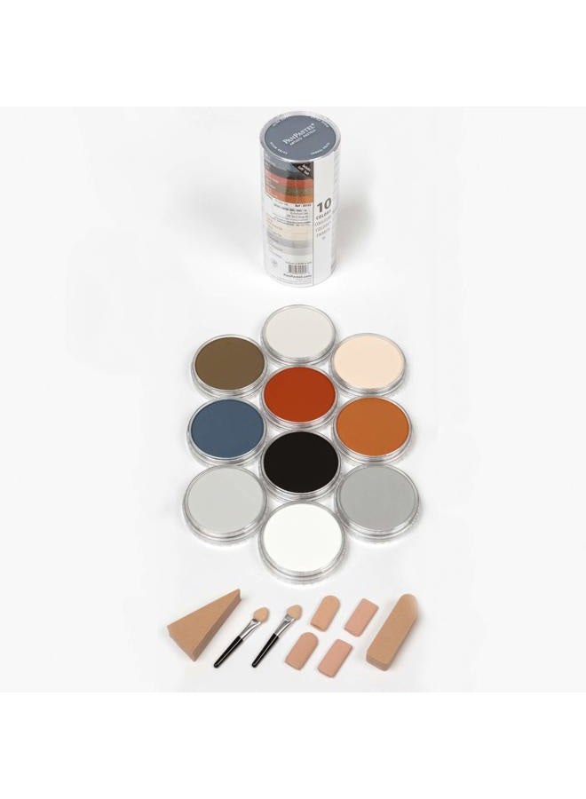 Panpastel Artist Pastels by GOLDEN, Drawing Set, 10 Color, Professional Artist Pastels, Unique Pan Format (cake-like)  - Image 2