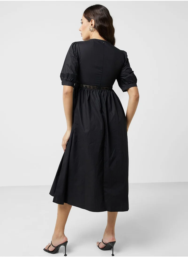 ELLA Embroidered Detailed Dress