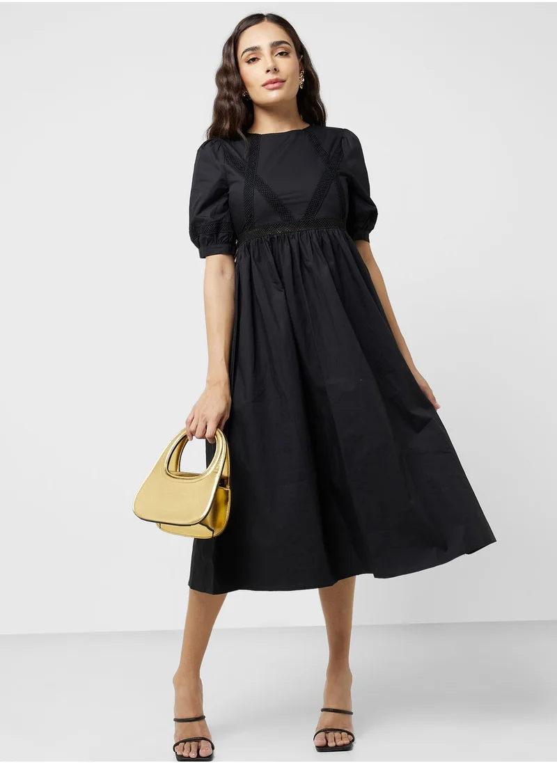 ELLA Embroidered Detailed Dress