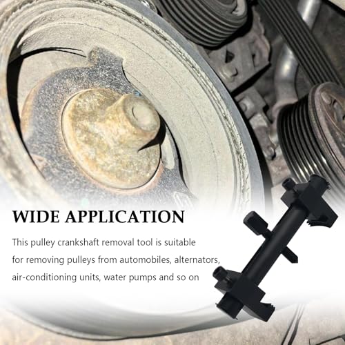 NHHC Pulley Puller Tool with 17mm Hexagonal Wrench,Crankshaft Pulley Removal Tool Suitable for 40-160mm Pulleys,Professional Crank Pulleys Removal Tools for Crankshafts,Water Pump - Image 5