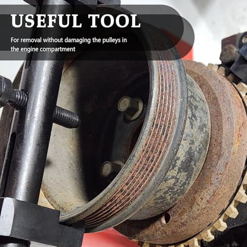 NHHC Pulley Puller Tool with 17mm Hexagonal Wrench,Crankshaft Pulley Removal Tool Suitable for 40-160mm Pulleys,Professional Crank Pulleys Removal Tools for Crankshafts,Water Pump - Image 4