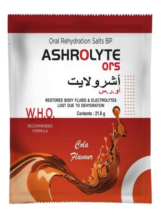 Ashrolyte ORS Sachets 21.8g Pack of 10 - Rapid Rehydration & Electrolyte Balance - Image 2
