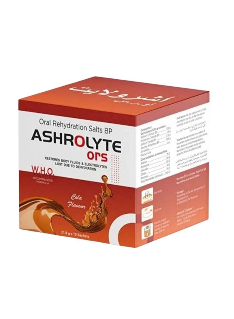 Ashrolyte ORS Sachets 21.8g Pack of 10 - Rapid Rehydration & Electrolyte Balance - Image 4