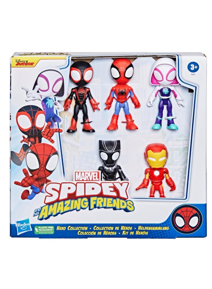 Hasbro Marvel Hasbro Spidey and His Amazing Friends Hero Collection Pack Action Figure Set - Image 3