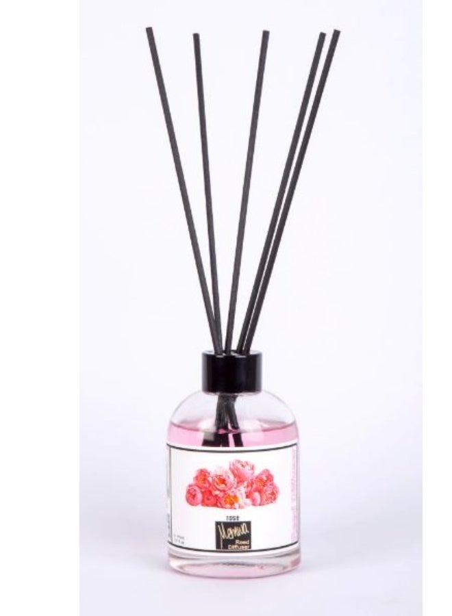 ميموا فواحة عود معطر جو برائحة الورد 110 مل من ميموا – معطر منزلي فاخر برائحة زهرية أنيقة - Image 2