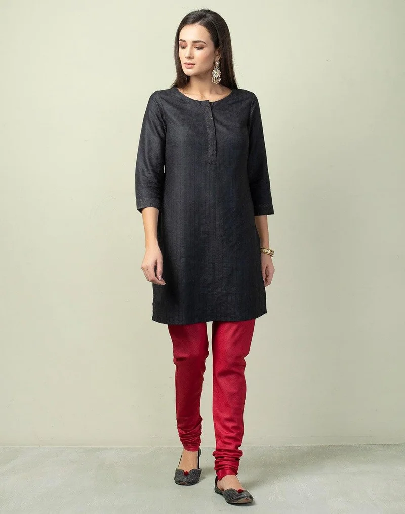Fabindia  Viscose Tussar Tie Up Churidar for Women | Best Price UAE