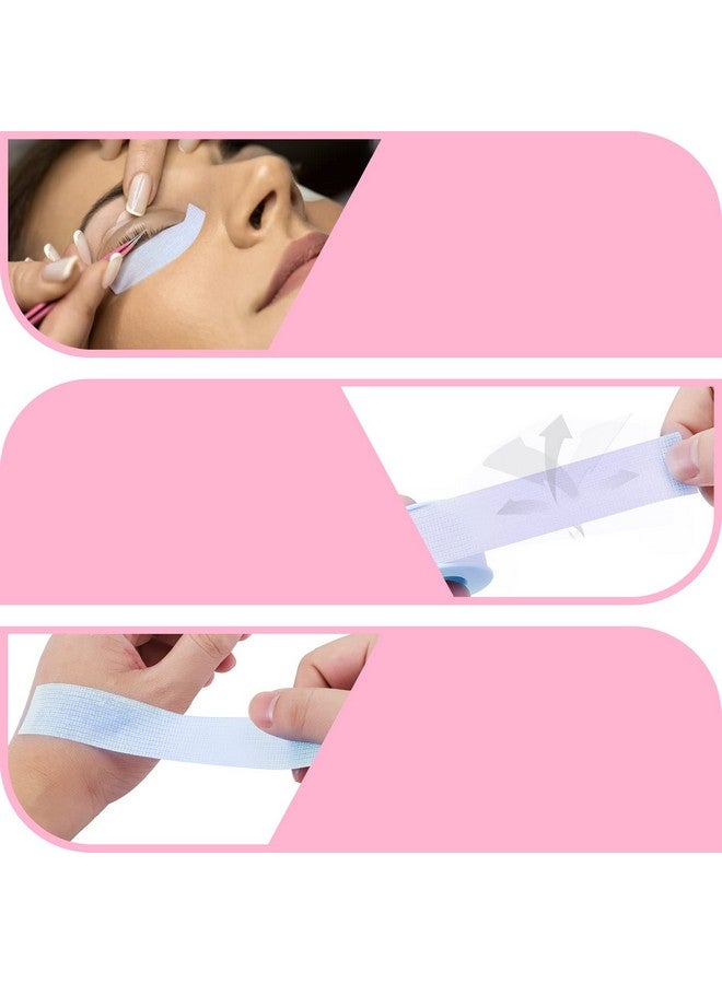 Embagol Lash Tape For Eyelash Extensions Blue Eyelash Tape For Extensions Sensitive Silicone Gel Easy Tear Breathable Medical Microporous Eyelash Extension Tape (0.98In 3.9Yd 1Roll) - Image 3