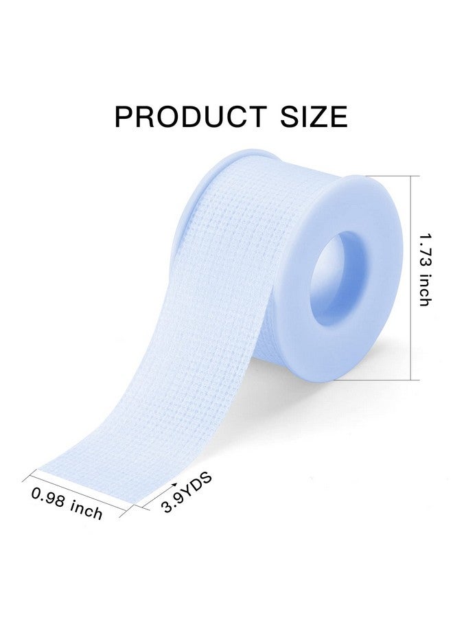 Embagol Lash Tape For Eyelash Extensions Blue Eyelash Tape For Extensions Sensitive Silicone Gel Easy Tear Breathable Medical Microporous Eyelash Extension Tape (0.98In 3.9Yd 1Roll) - Image 5