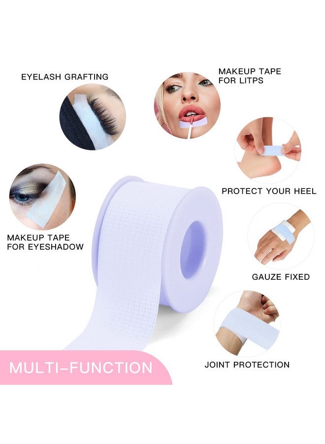 Embagol Lash Tape For Eyelash Extensions Blue Eyelash Tape For Extensions Sensitive Silicone Gel Easy Tear Breathable Medical Microporous Eyelash Extension Tape (0.98In 3.9Yd 1Roll) - Image 4