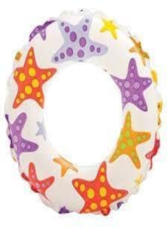 JAYI Pool Party Swimming Ring Swim Tube for Kids Swimming Learing Ring for Girls and Boys Swimming Tube Inflatable Swim Ring(6-10Year) (24 inch Tube) - Image 1