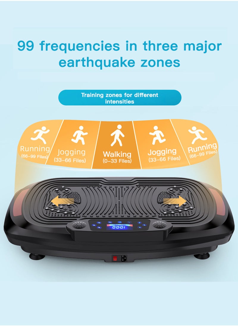 Sharpdo - 3D Vibration Plate Exercise Machine - Dual Motor Oscillation, Pulsation 3D Motion Vibration Platform - Full Whole Body Vibration Machine for Home Fitness - Image 1
