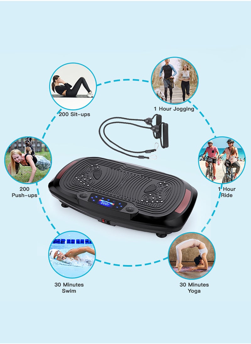 Sharpdo - 3D Vibration Plate Exercise Machine - Dual Motor Oscillation, Pulsation 3D Motion Vibration Platform - Full Whole Body Vibration Machine for Home Fitness - Image 1