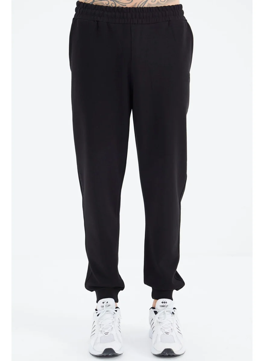 تومي لايف Black Lace-Up Skinny Leg Men's Tracksuit Bottom 84999
