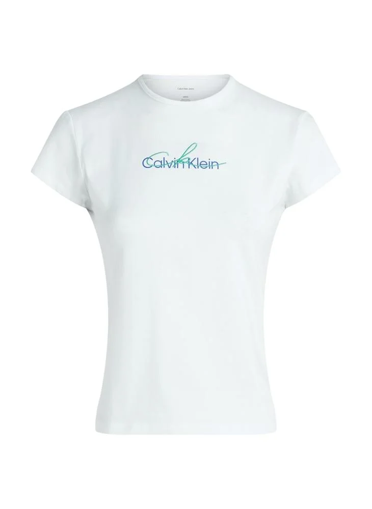 Calvin Klein Jeans Logo Crew Neck T-Shirt