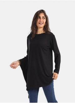 Clue Plain Blouse with Batwing Sleeve  - Image 1