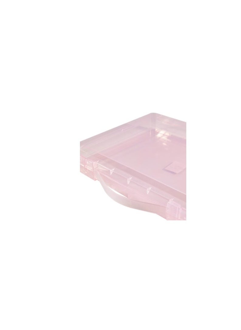 Deli - A4 Size File Box With Handle Assorted Colours - Image 1