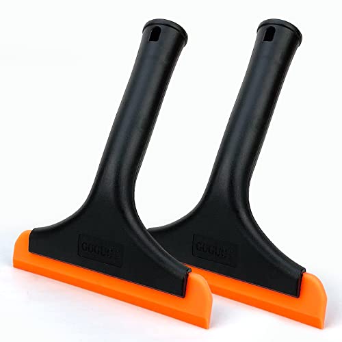 GUGUGI Super Flexible Silicone Squeegee, Auto Water Blade, Water Wiper, Shower Squeegee, 5.9'' Blade and 7.5'' Long Handle, for Car Windshield, Window, Mirror, Glass Door - Image 1