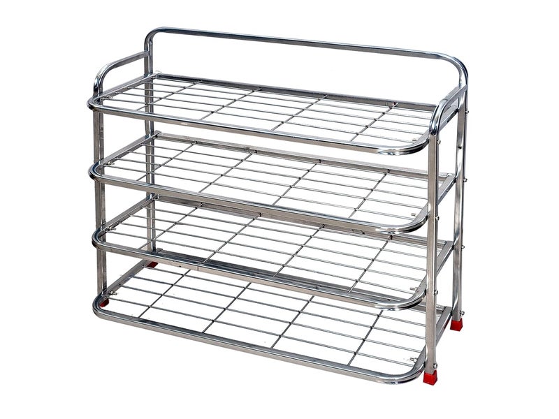 AXANIO Steel Shoe RackMultipurpose Heavy Metal Designer Show StandWardrobe Storage Racks