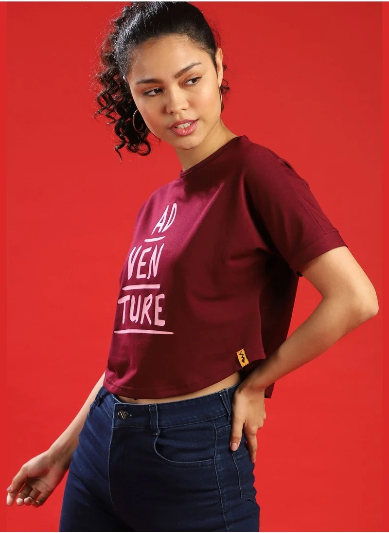 Campus Sutra Printed Tshirt