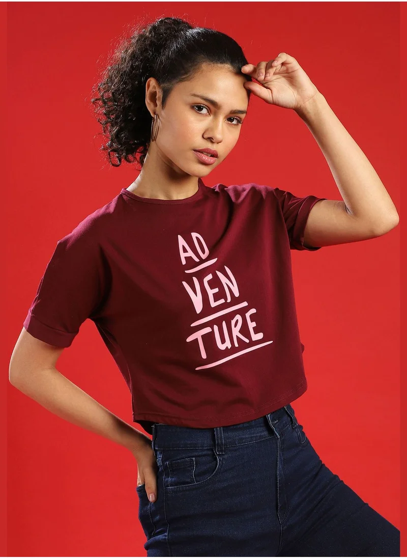 Campus Sutra Printed Tshirt