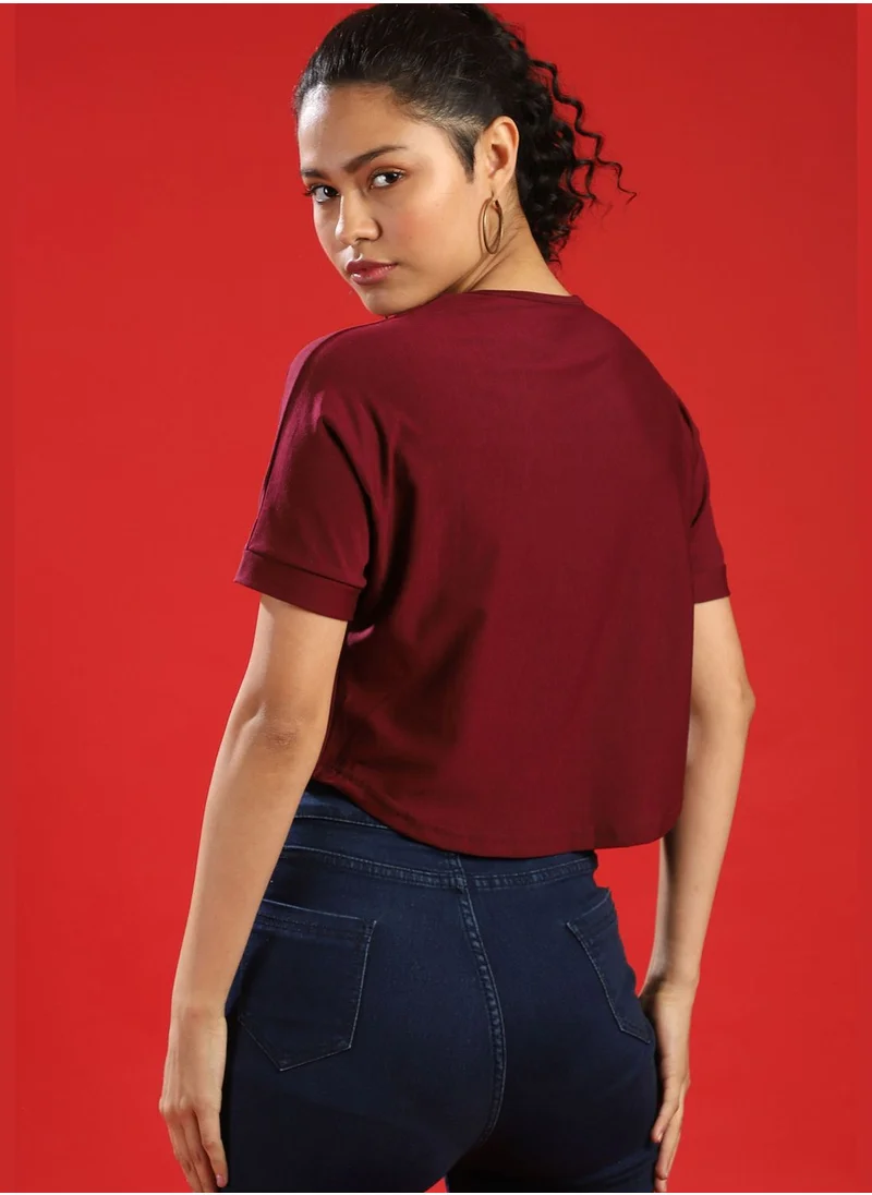 Campus Sutra Printed Tshirt