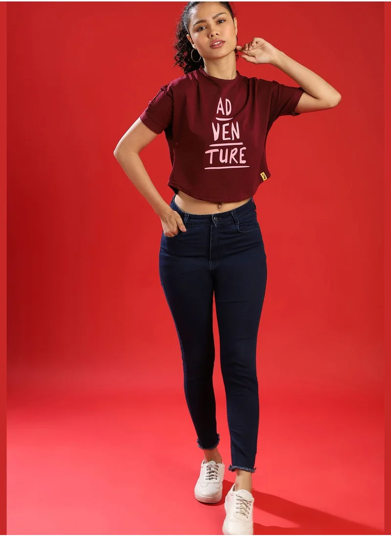 Campus Sutra Printed Tshirt