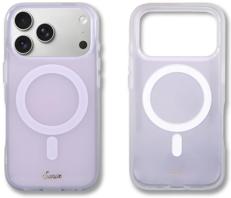 سونيكس Case for iPhone 17 Pro | Compatible with MagSafe | 10ft Drop Tested | Jelly Lavender - Image 1