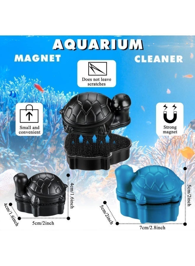 Bukela 2 Pcs Algae Cleaning Scrapers,Aquarium Glass Brush,Magnetic Cleaner,6mm & 4mm - Image 3