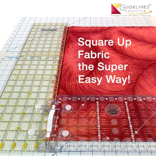 Guidelines4quilting - Quilt Ruler Connector/Handle for Rulers and Templates - Alignment Tabs and Lip Edge for Perfect Alignment - Unbreakable - Left-Handed Friendly - Suction Cups - Built-in Handle - Image 2