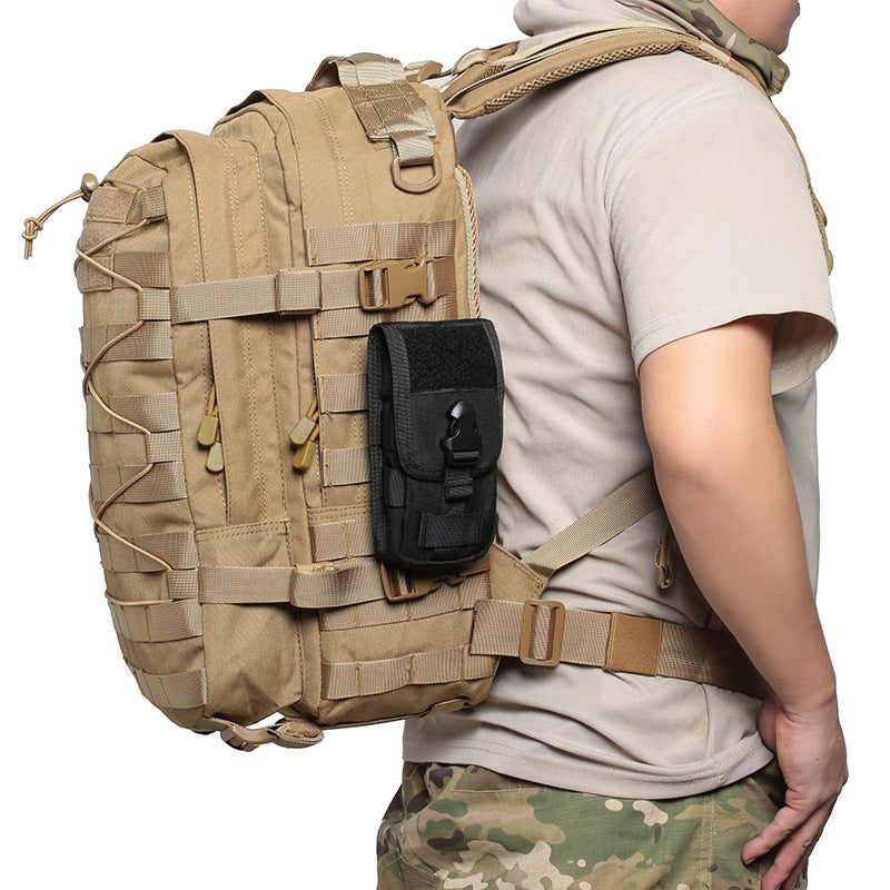 New Edc Tactical Waist Bag, Portable Camouflage Cycling Phone Bag, Outdoor Sports Coin Purse Hanging Bag - Image 3