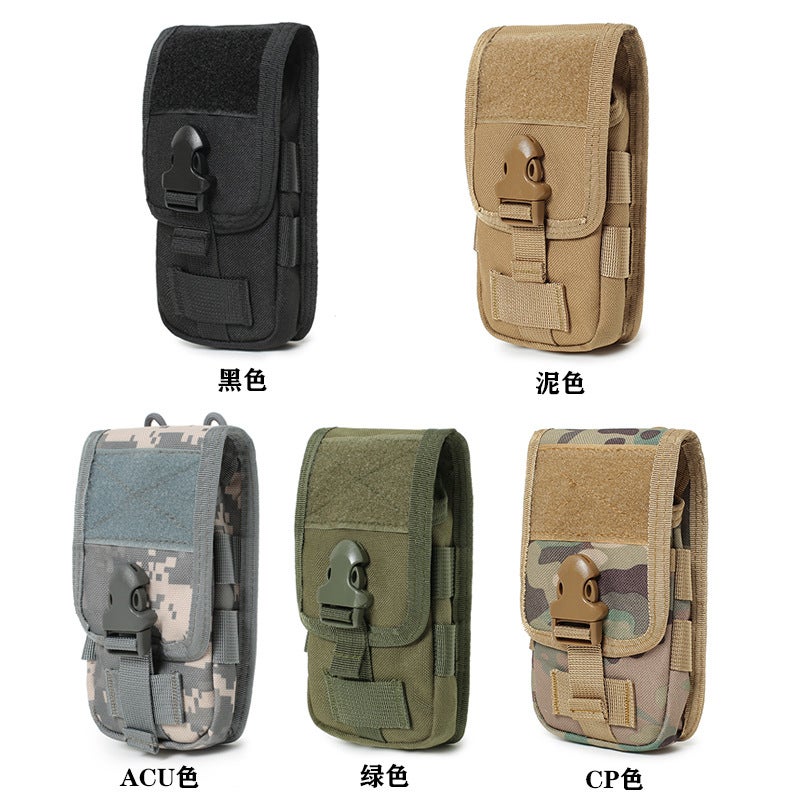 New Edc Tactical Waist Bag, Portable Camouflage Cycling Phone Bag, Outdoor Sports Coin Purse Hanging Bag - Image 4