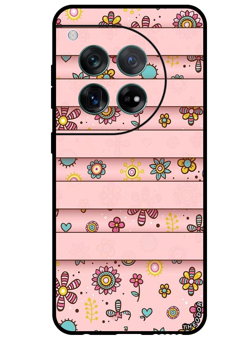 Theodor Protective Case Anti Scratch Shock Proof Bumper Cover For OnePlus 12 Small Flowers - Image 1