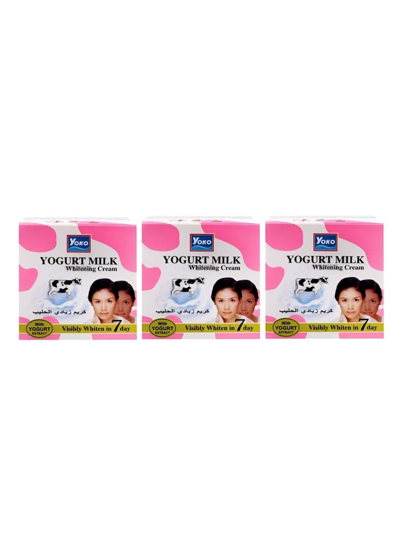 Yoko Gold Yogurt Milk Whitening Cream (Pack of 3) - Image 1