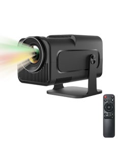 Mi VAZA Portable Projector, 4k HD Smart WIFI Android Smart Projector , USB Mini Outdoor Movie Projector, LED Video Smart Home Theater Projectors For Home Office, (1pc, Black 2)  - Image 1