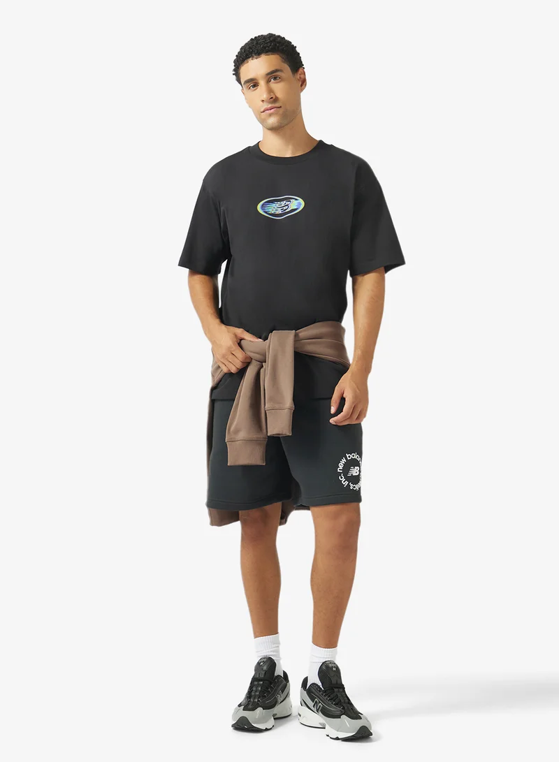New Balance BLACK (BK) Heat Map Brand Graphic T-Shirt for Men | Best Price UAE