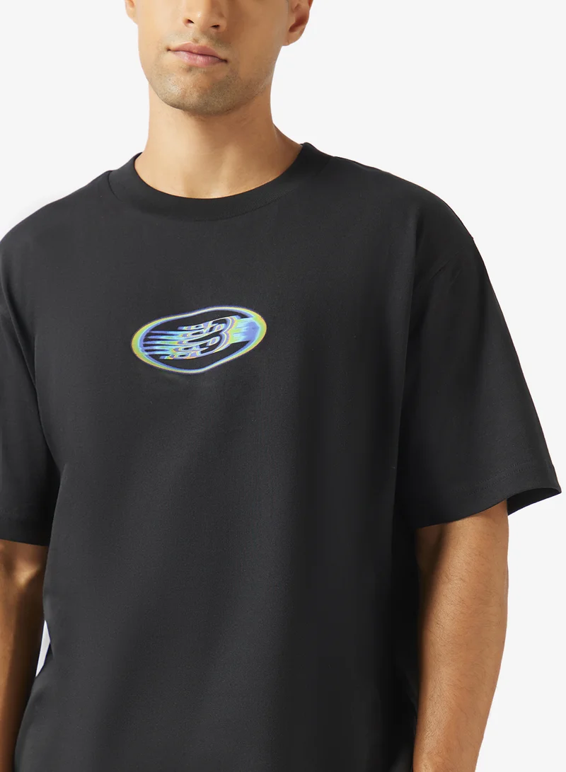 New Balance BLACK (BK) Heat Map Brand Graphic T-Shirt for Men | Best Price UAE