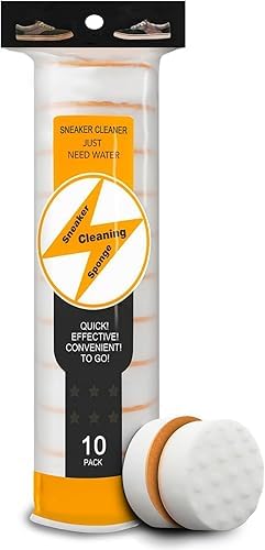 KLIFFOO Instant Shoe Cleaner Sponge, Dual Sided Shoe Cleaning Sponge for Sports & Sneaker, Durable & Reusable Shoe Cleaning Kit for Remove Dirt & Stains, All Type of Footwear - Image 2