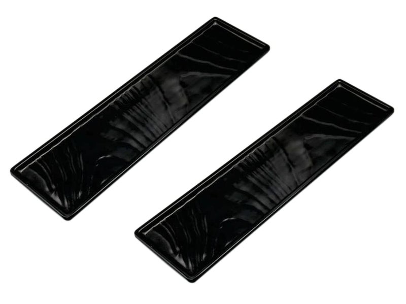 ZIDO Pack of 2 Multipurpose Serving Platter for Serving All Type of Snacks Like Tikka, Paneer Tikka, Spring Rolls, Roasted Item, Tandoori Item etc. - Image 1